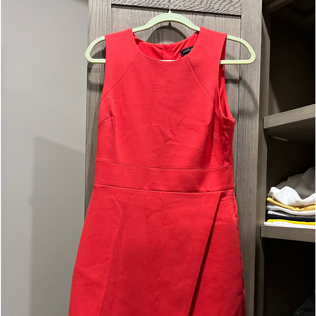Banana Republic Asymmetric Above The Knee Dress